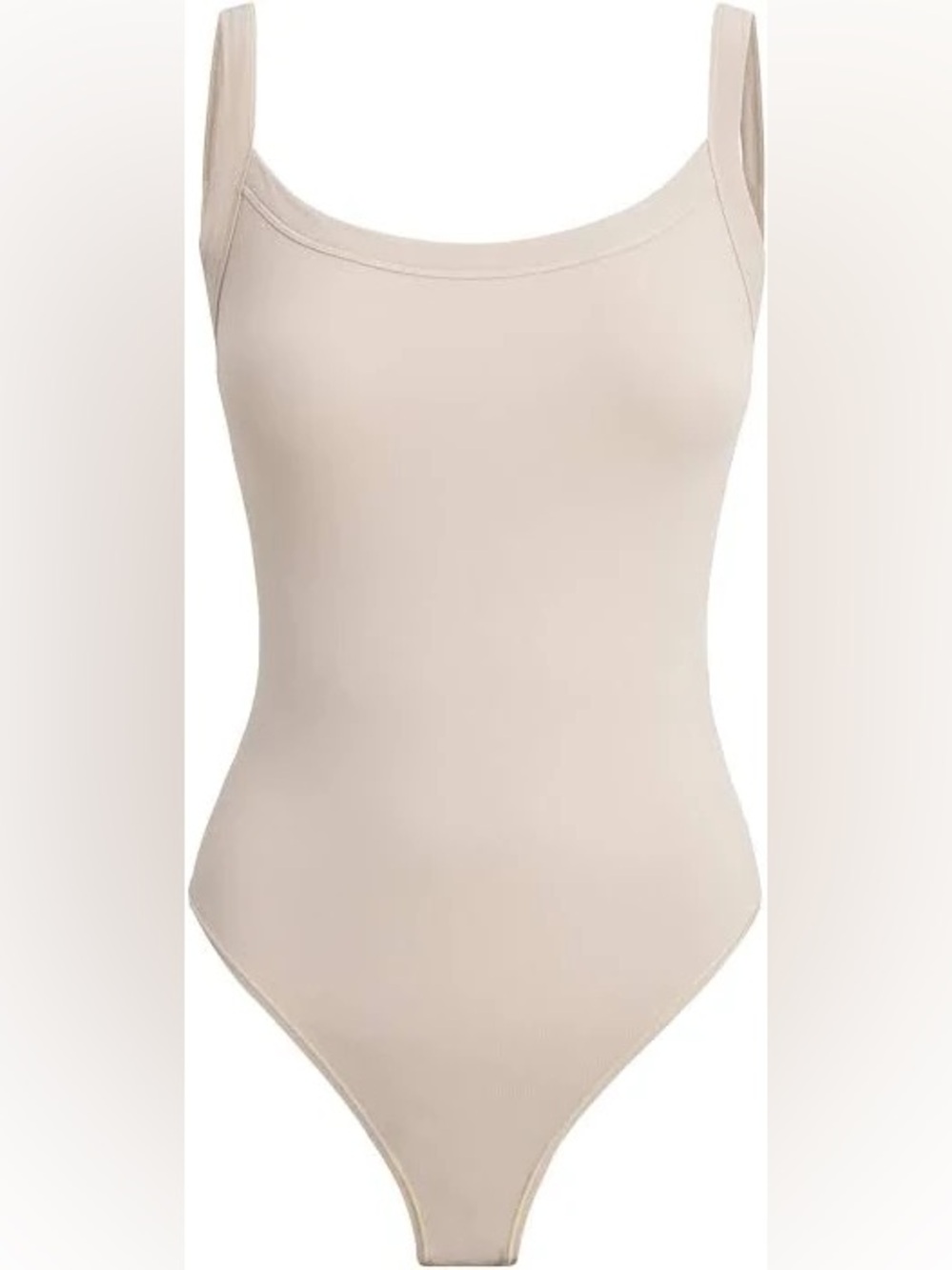 SKIMS Cotton Jersey Scoop Neck Bodysuit - Picture 3 of 7